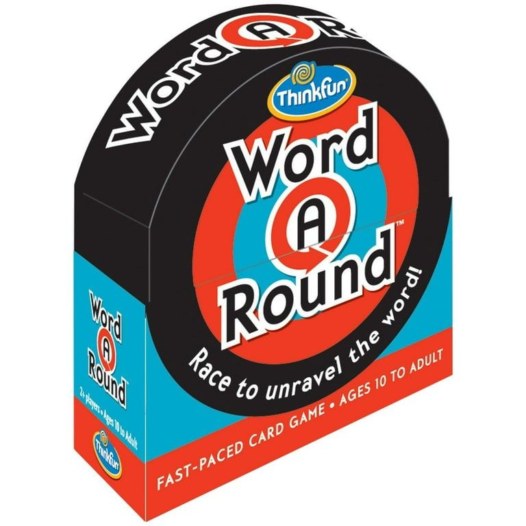 WordARound cards with circular words packaging