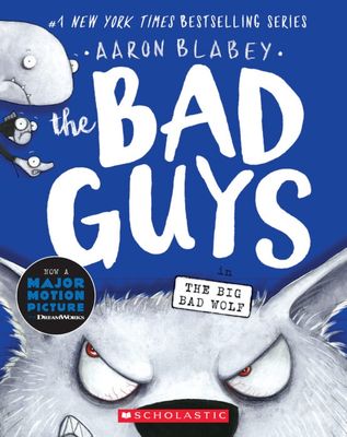Cover of The Bad Guys Book 9 featuring the team facing a giant Mr. Wolf.