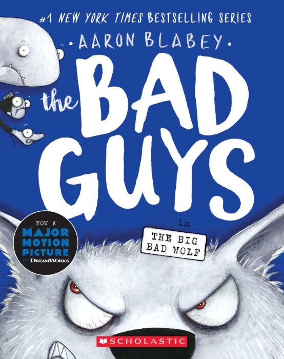 Cover of The Bad Guys Book 9 featuring the team facing a giant Mr. Wolf.