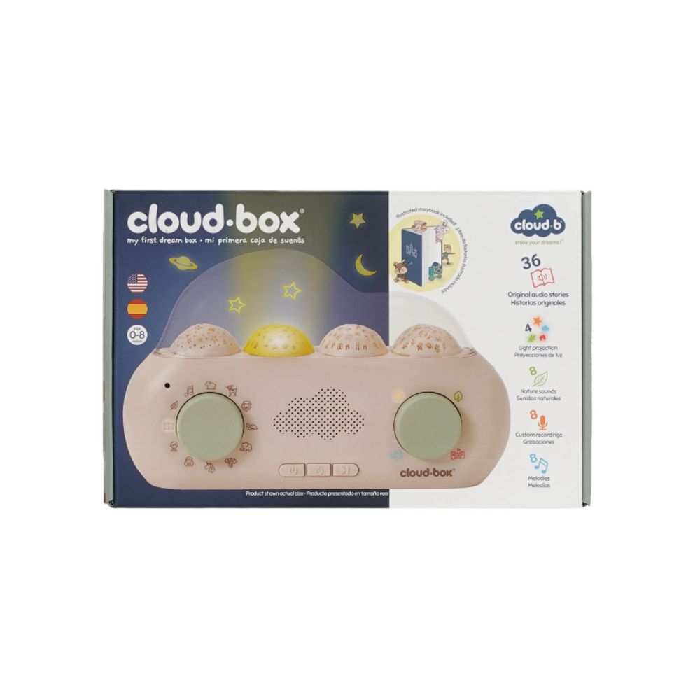 CloudBox™ device with glowing light projections