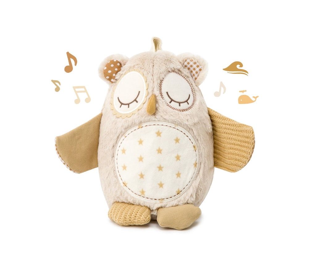 Nighty Night Owl™ plush emitting soft glow
