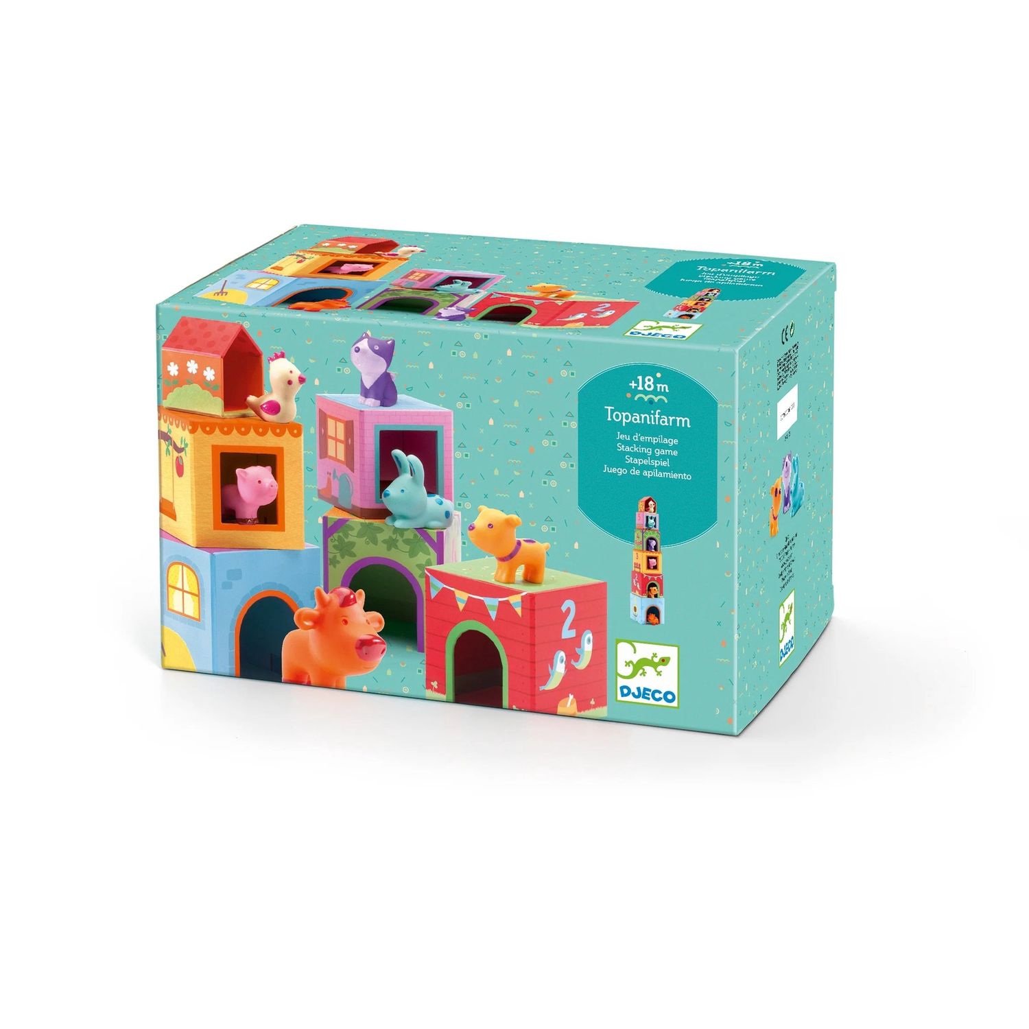 Djeco Topanifarm packaging