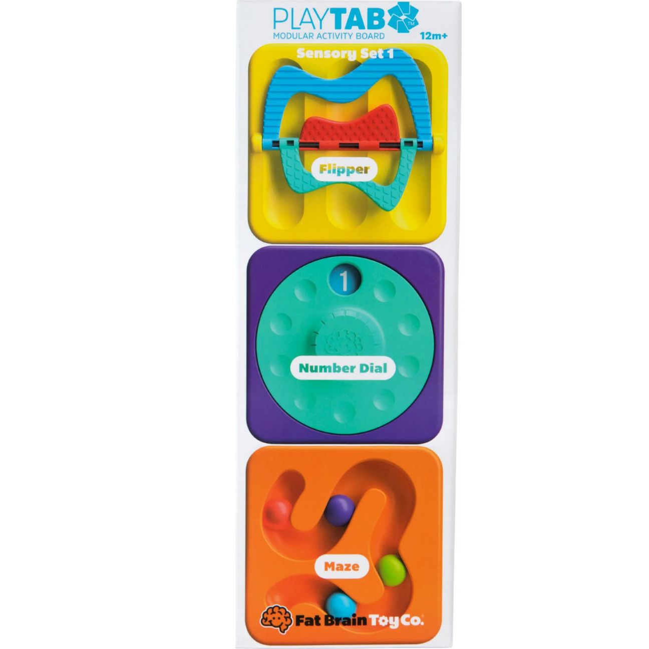 Flipper tile with textured panels
Number dial tile displaying numbers 1 to 10
Maze tile with colorful balls