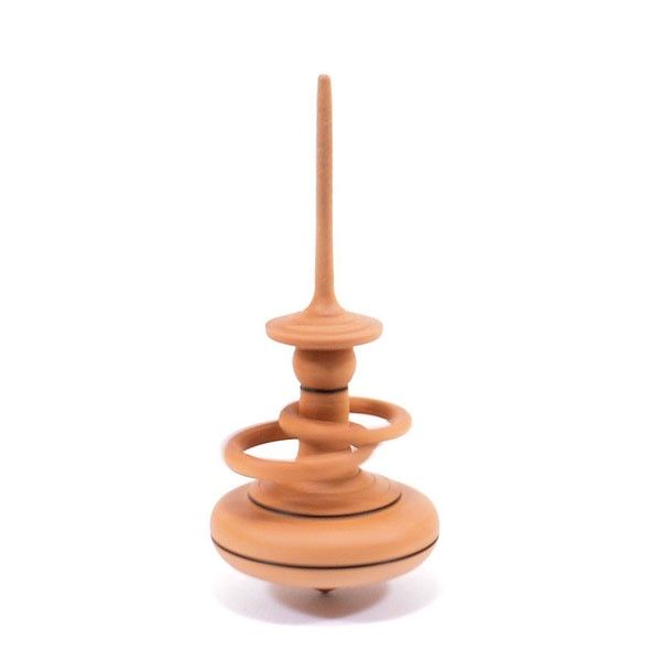 spinning top with spinning rings