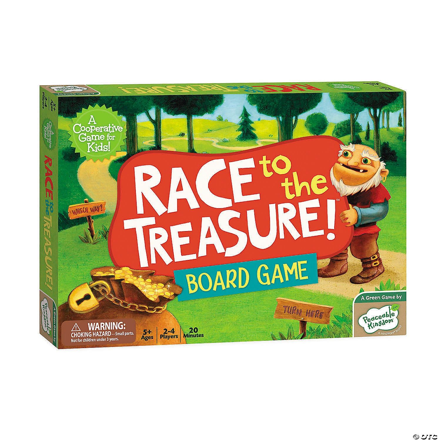 Race to the Treasure cooperative board game box
