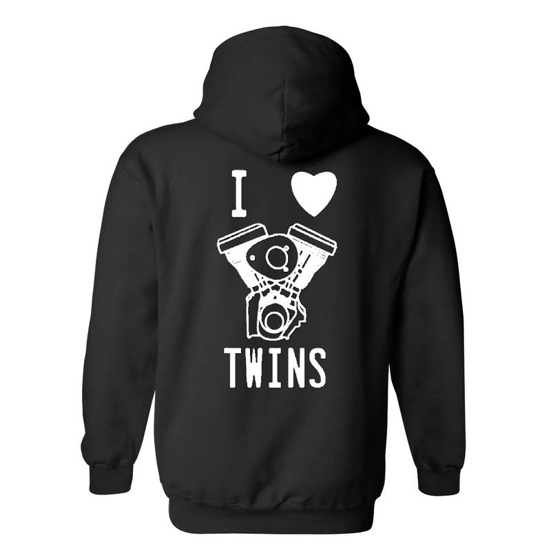 I Heart Twins Hoodie