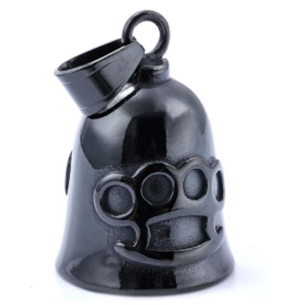 Motorcycle Bell - Black Brass Knuckles