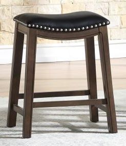 5682 24&quot; Black Bar Stool