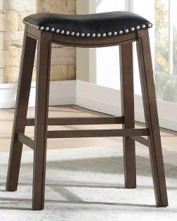 5682 29&quot; Black Bar Stool