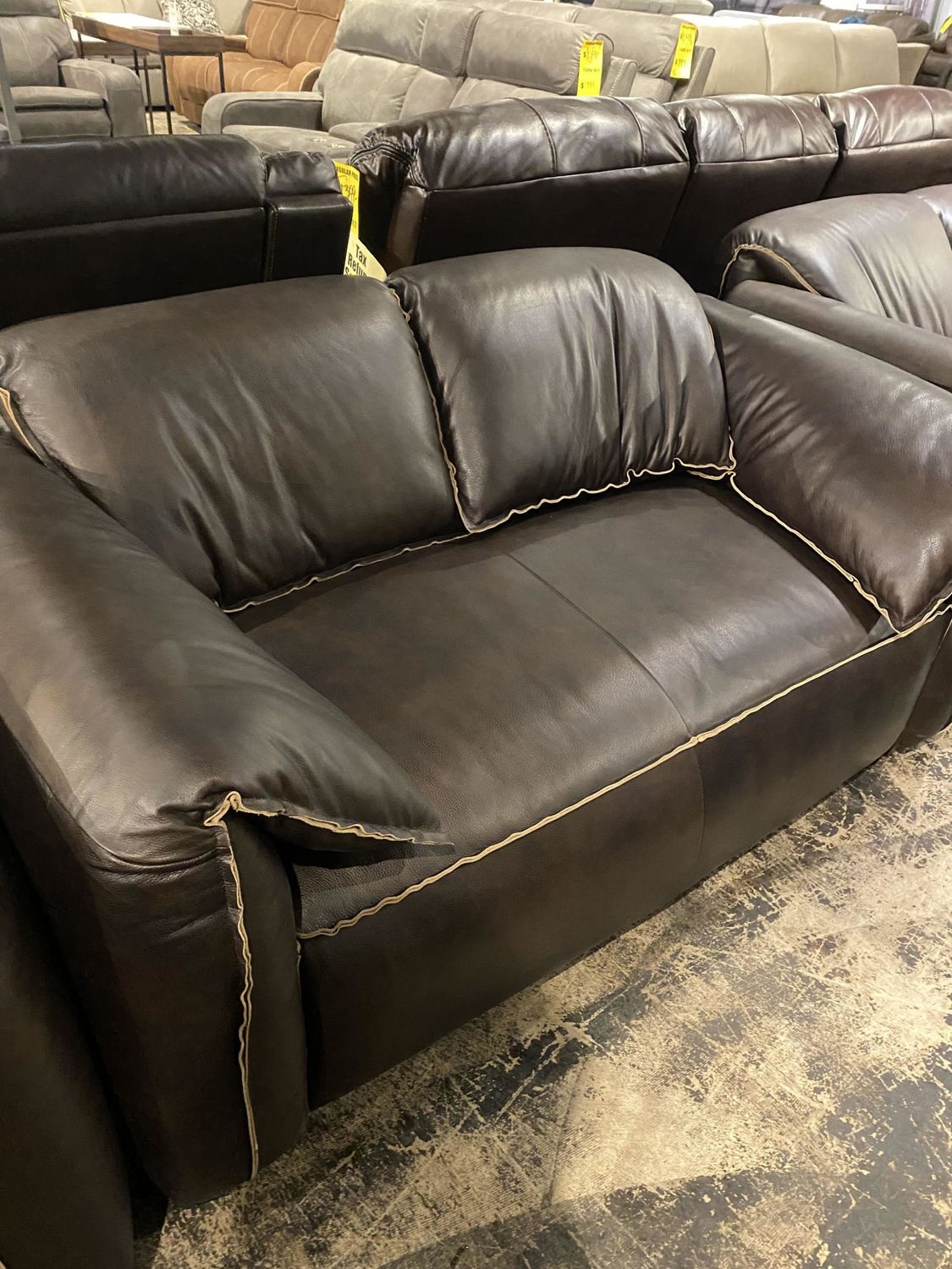Foster Brown Love Seat