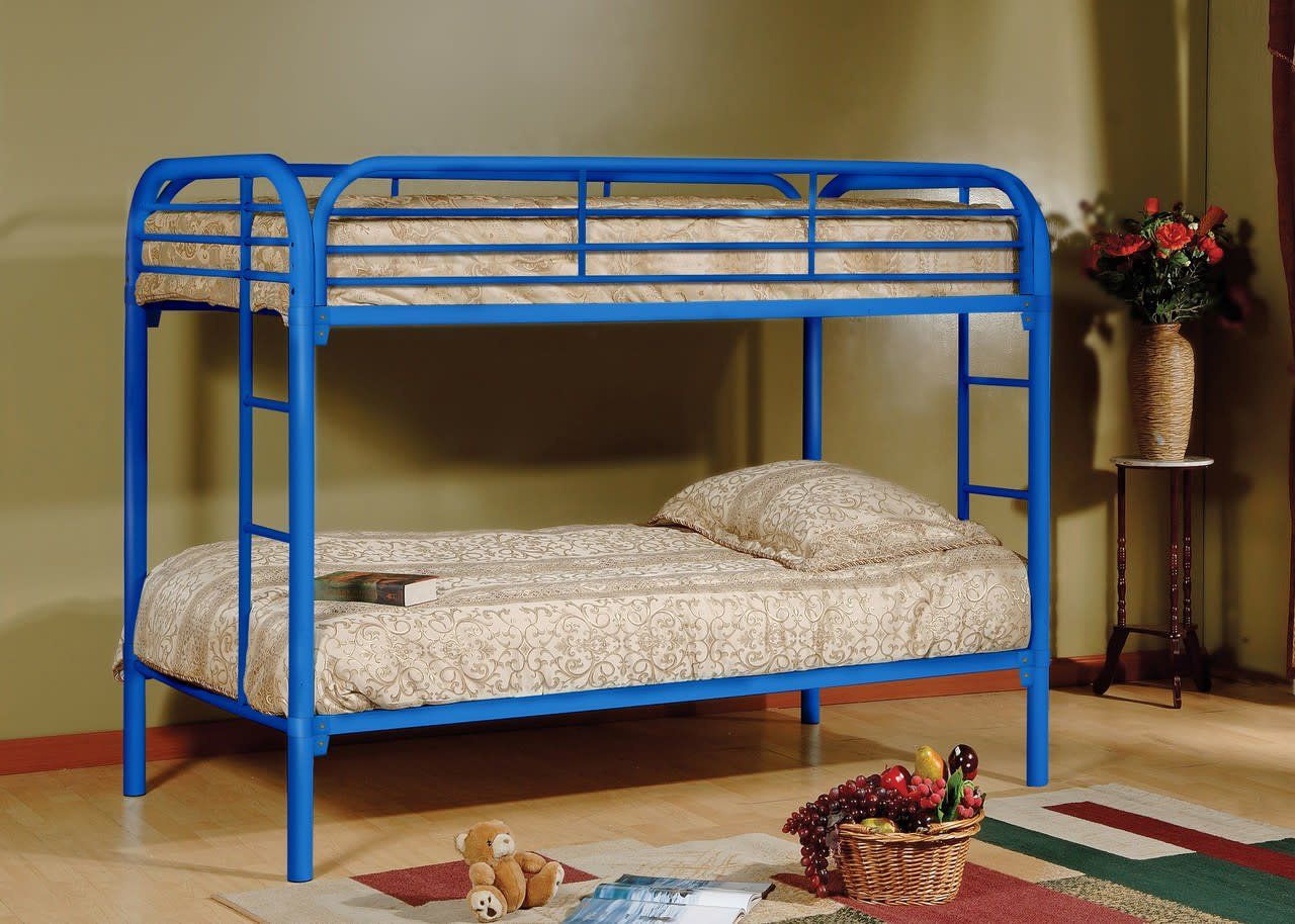 4501 Blue Twin/Twin Bunk-Bed