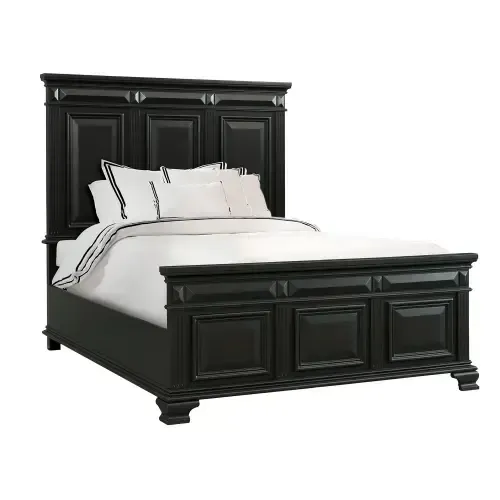 Calloway Black King Bed
