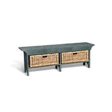 Short Bench w/baskets Light Blue 2025