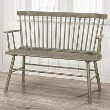 Spindleback Bench Grey  4185