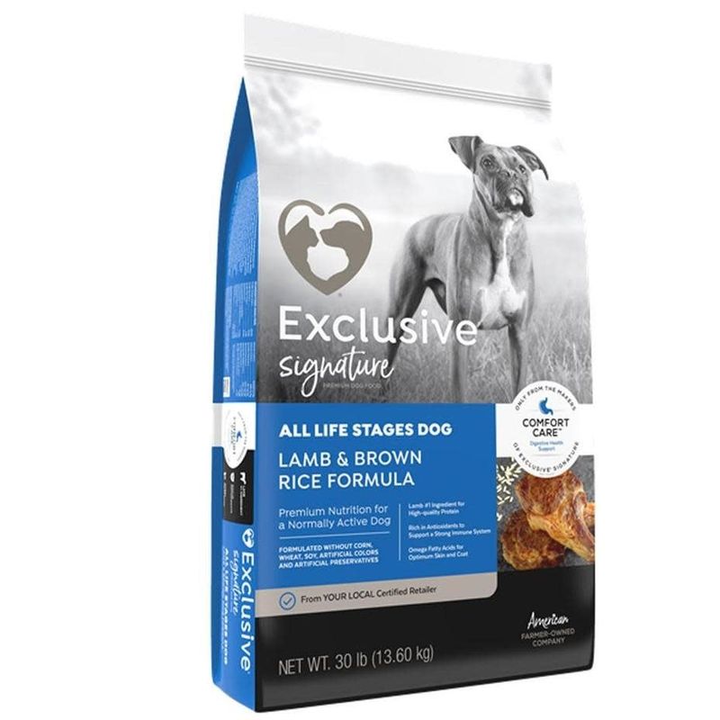 Dog-Exclusive  All Life Stages Lamb/Rice 30 lbs.