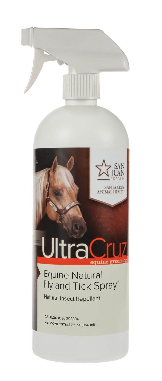 Ultra Cruz Natural Fly &amp; Tick Spray 32 oz.