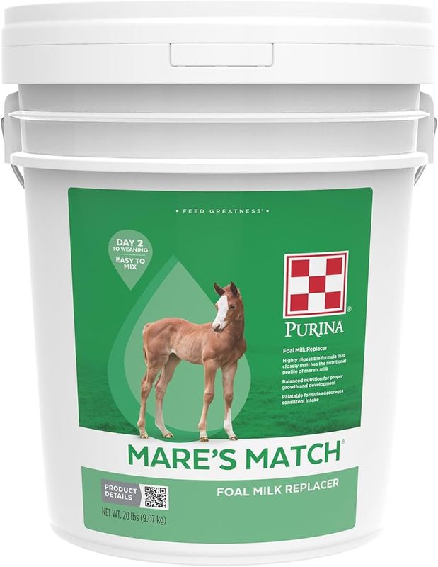 Purina Mares Match Milk Replacer 20 lbs. Pail Powder