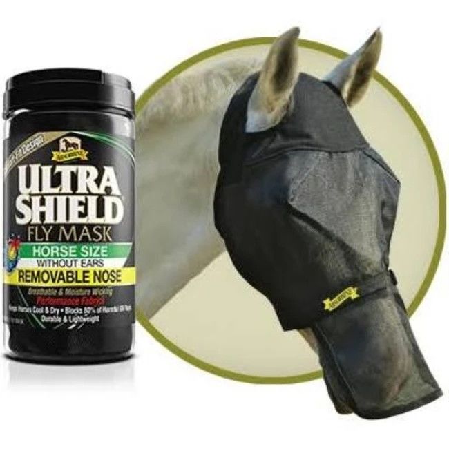 US Fly Mask No Ear/ Removable Nose