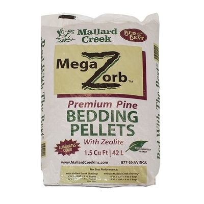 Mallard Creek Mega Zorb Bedding Pellets 1.5CF