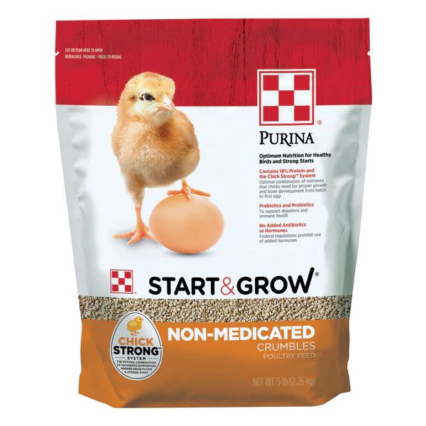 Chicken-Purina Start &amp; Grow Crumbles 50 lbs.