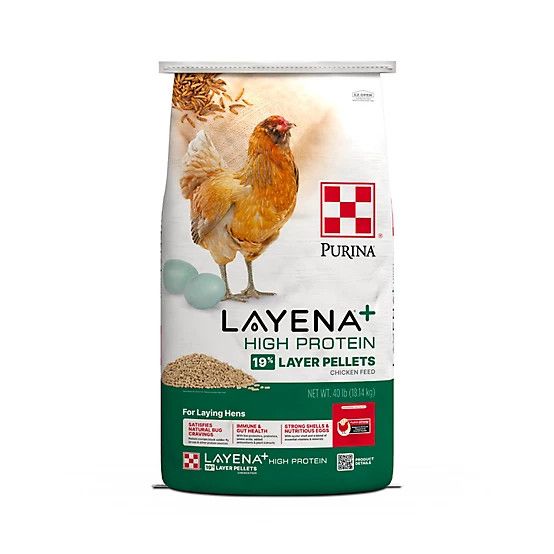 Chicken-Purina Layena 19% High Protein  40 lbs.