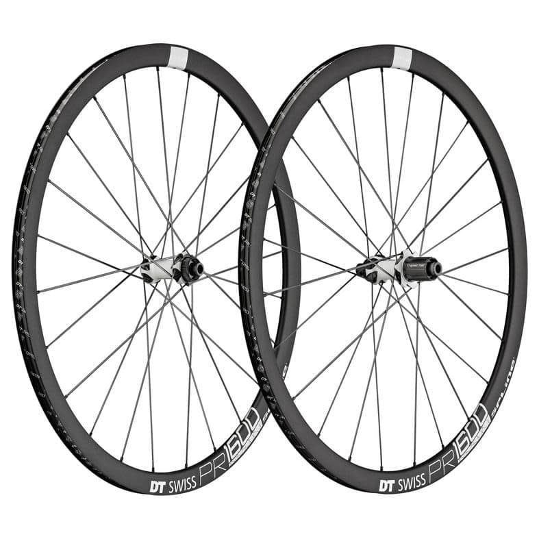 DT Swiss PR 1600 Spline 32 Disc Wheelset - (Shimano HG11, CL)