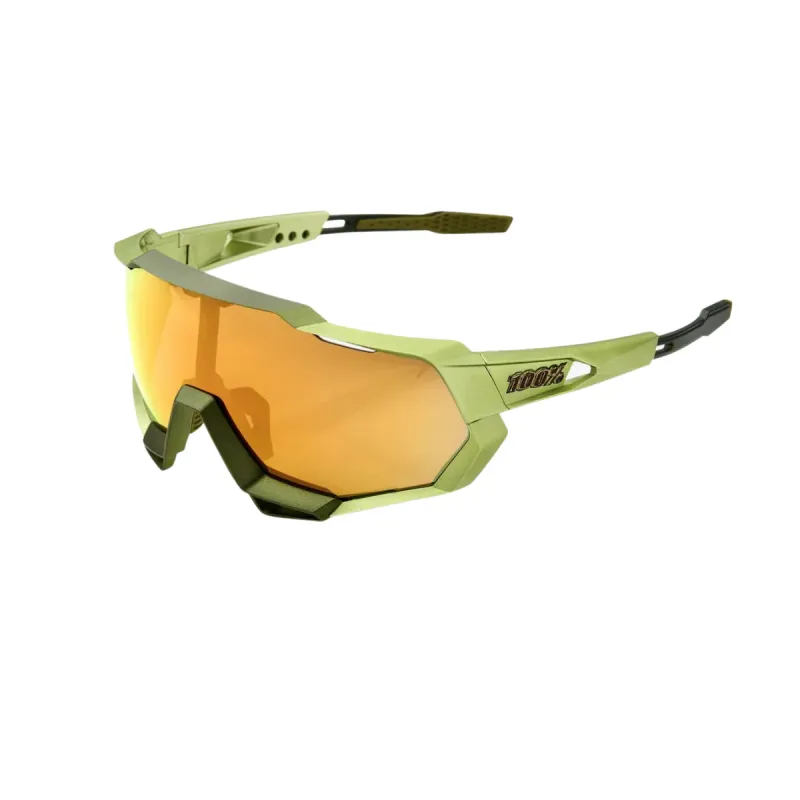 100% SPEEDTRAP Matte Metallic Viperidae Bronze Multilayer Mirror Lens