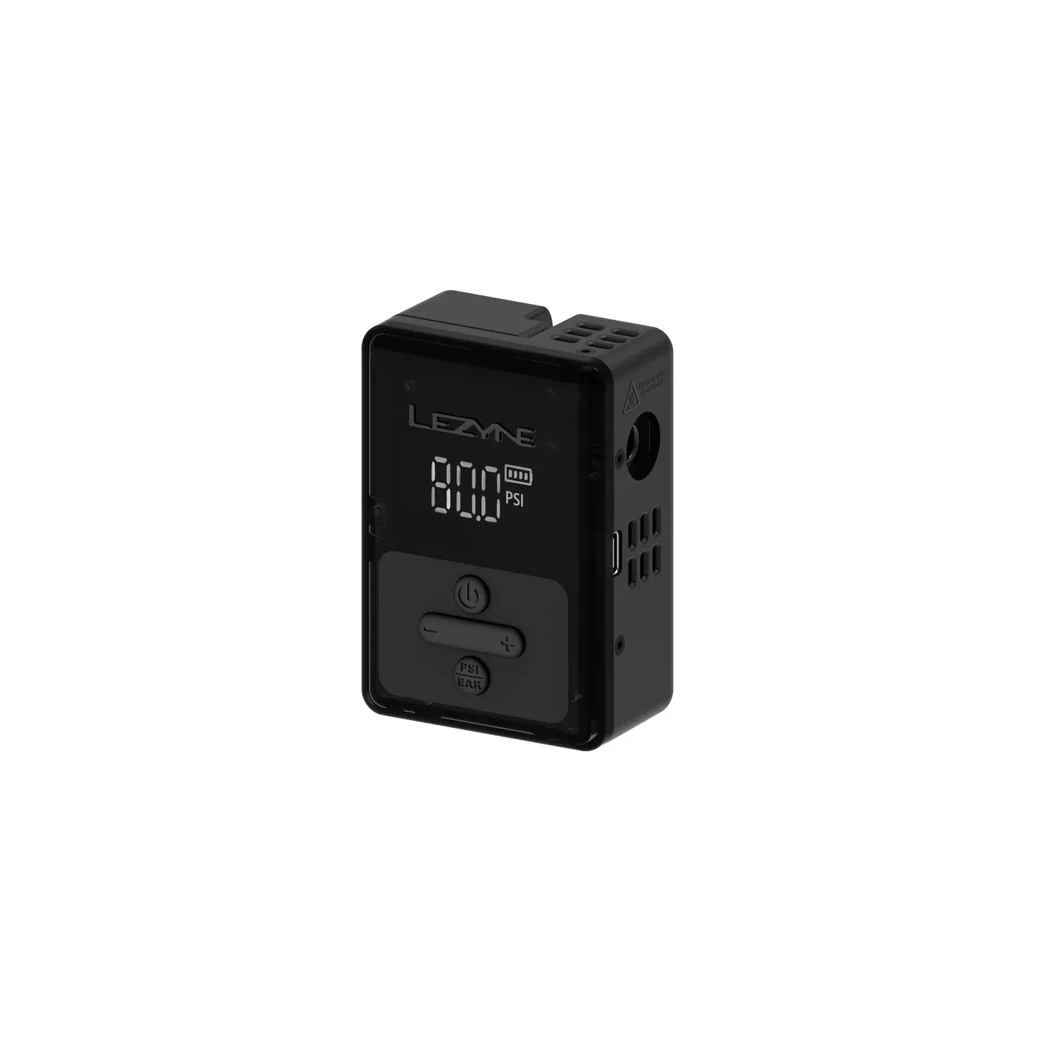 Lezyne E DRIVE Electric Pump 120psi Reversible Black