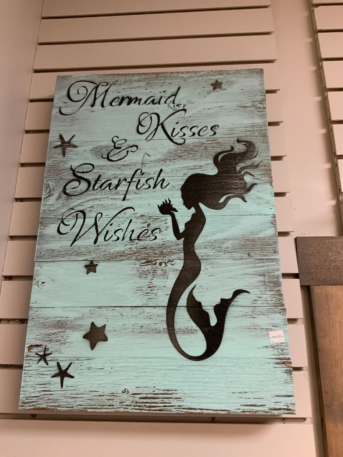 FIRESIDE MERMAID KISSES, Color: TEAL, Size: 16X24