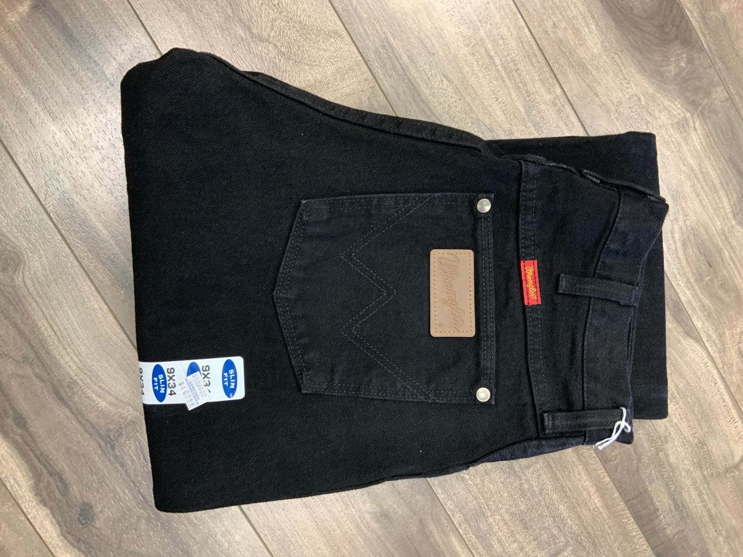 WRANGLER LADIES BLK SLIM FIT, Style: 14MWZWK, Size: 9X34