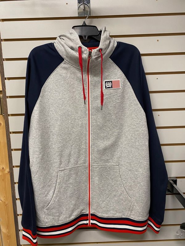 MEN&#39;S MWK1231001 GREY HOODIE CINCH