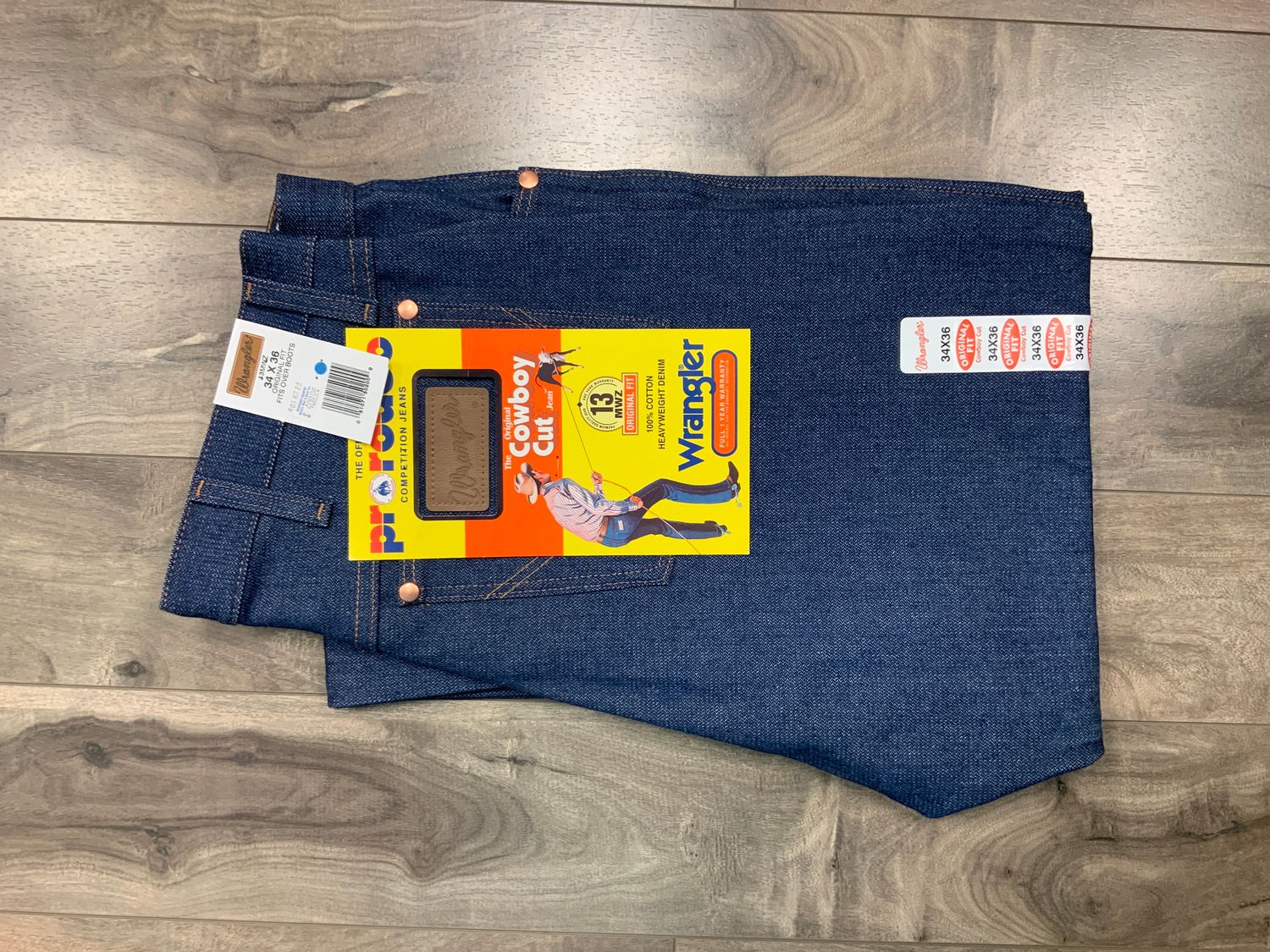 WRANGLER COWBOY CUT, Style: 13MWZ, Size: 34 X 36