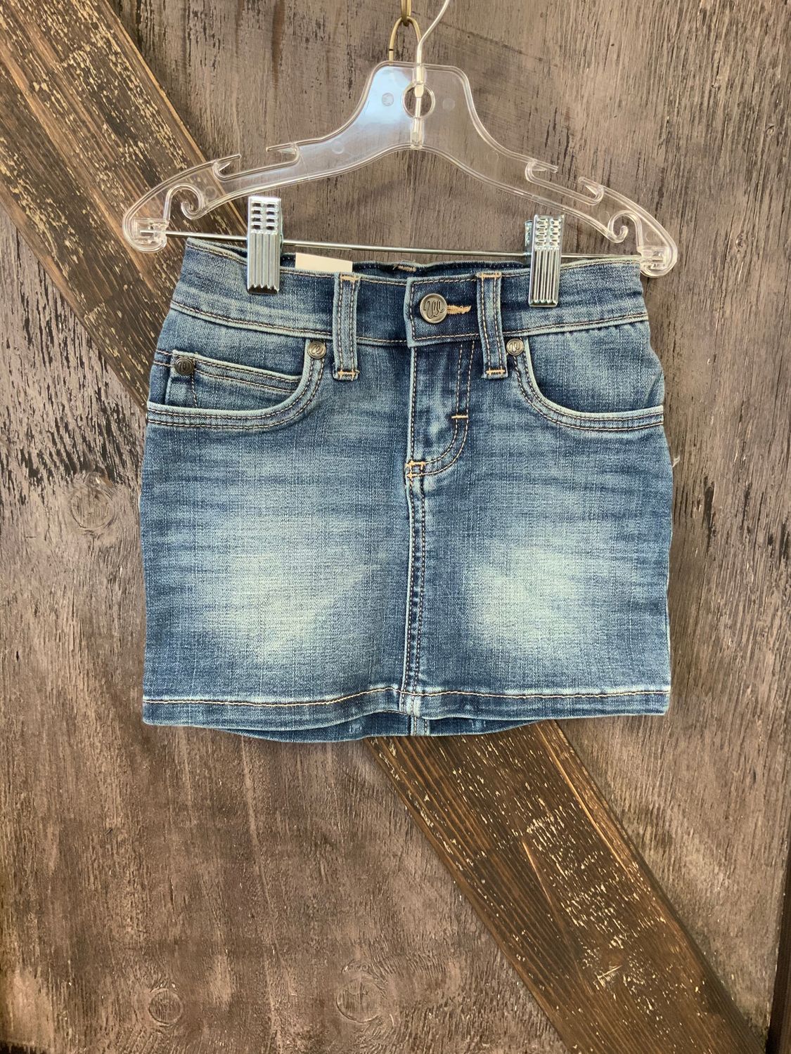 GIRL’S WRANGLER DENIM SKORT, Size: 4