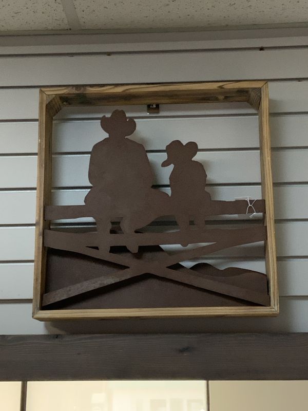 GANZ COWBOY WALL ART