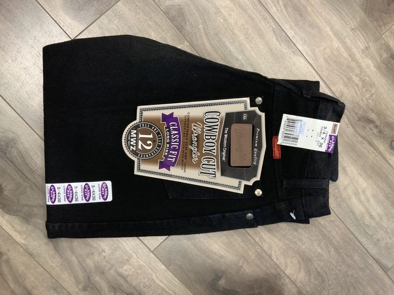 WRANGLER BLK LONG RISE
