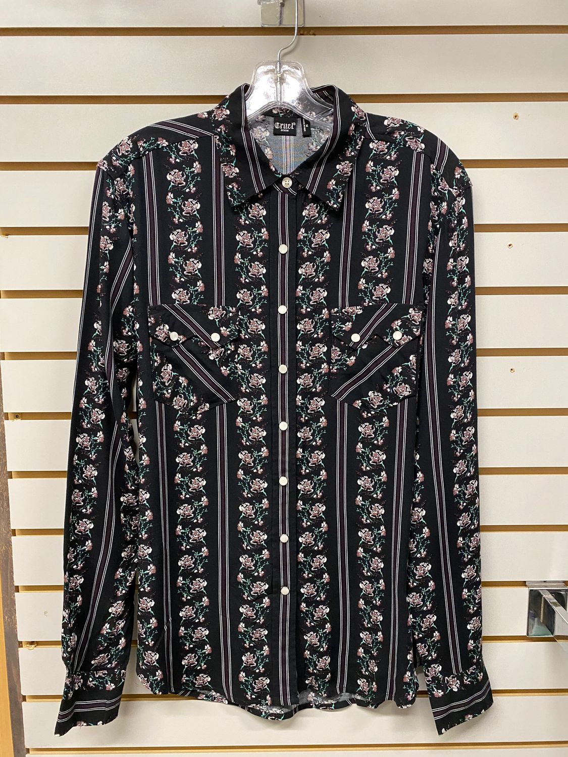 LADIES CTW7250003 BLACK RAYON SHIRT CRUEL GIRL, Size: M