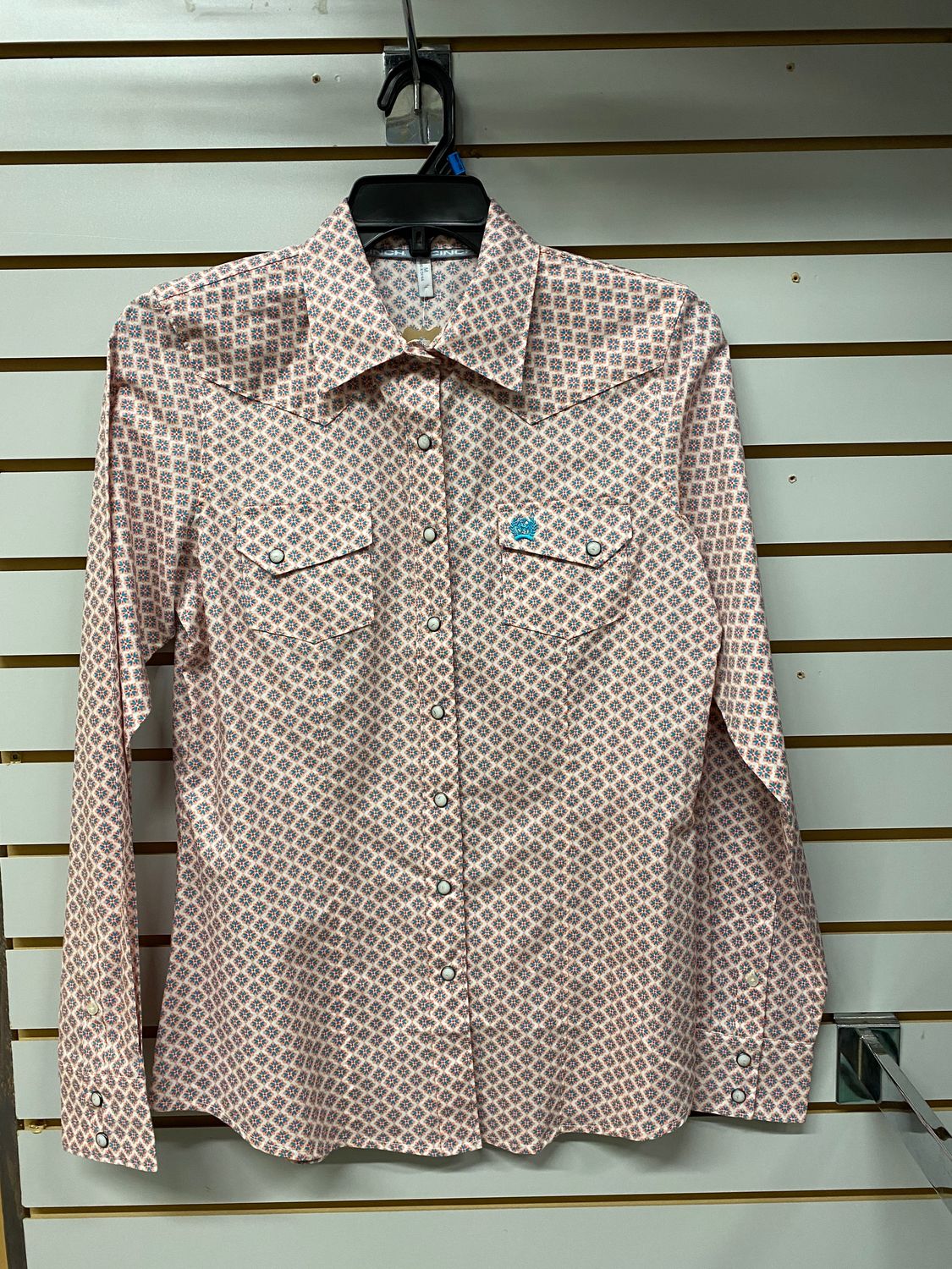 LADIES MSW9201022 ORANGE SNAP SHIRT CINCH, Size: M