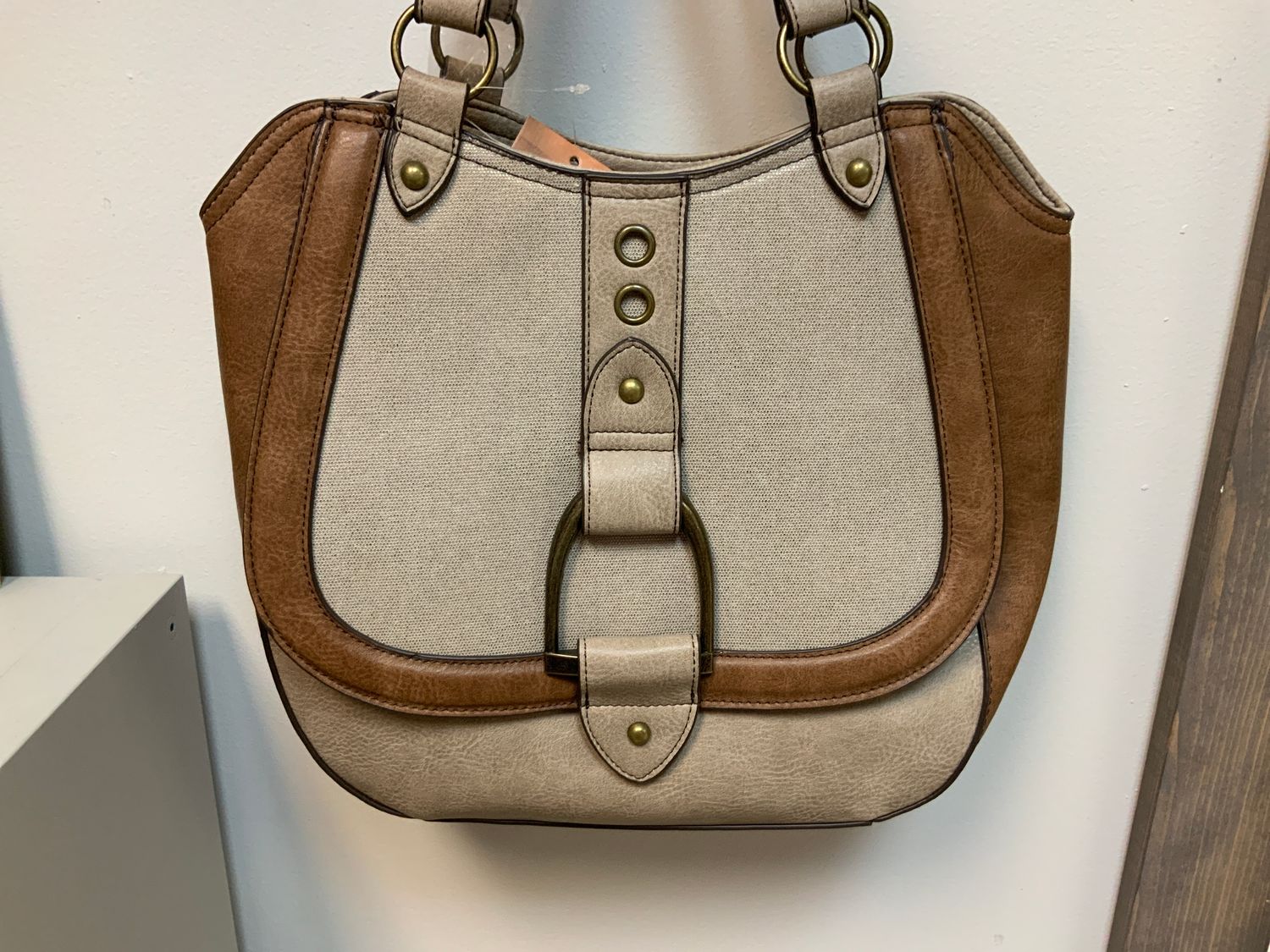 JUSTIN SATCHEL 2114595 PURSE, Color: Brown