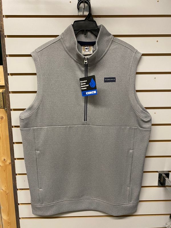 MEN&#39;S MWV1548001 GREY VEST CINCH