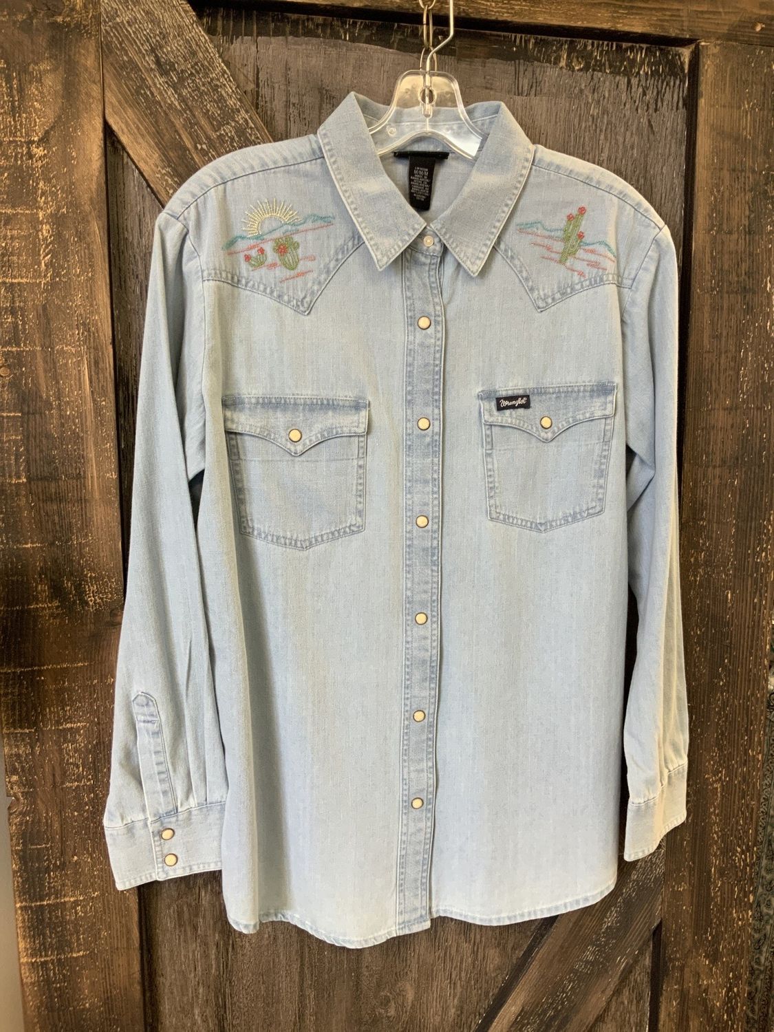 LADIES LW1030B DENIM SHIRT