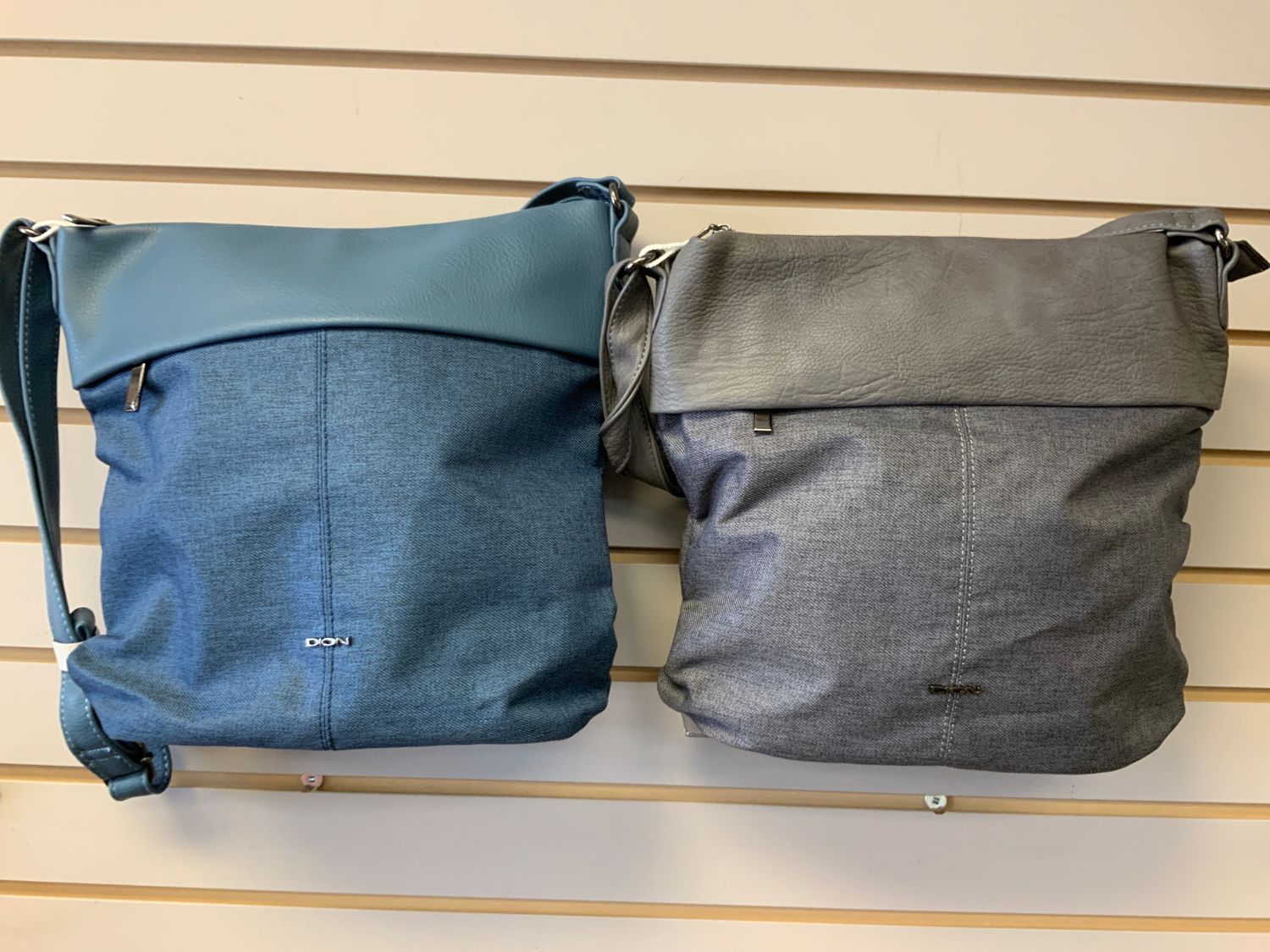CROSSBODY PURSE CLOTH5, Color: Grey