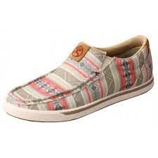 TWISTED X LADIES HOOEY SLIPON PINK/MULTI TWHYC021 SHOE, Size: 5.5M