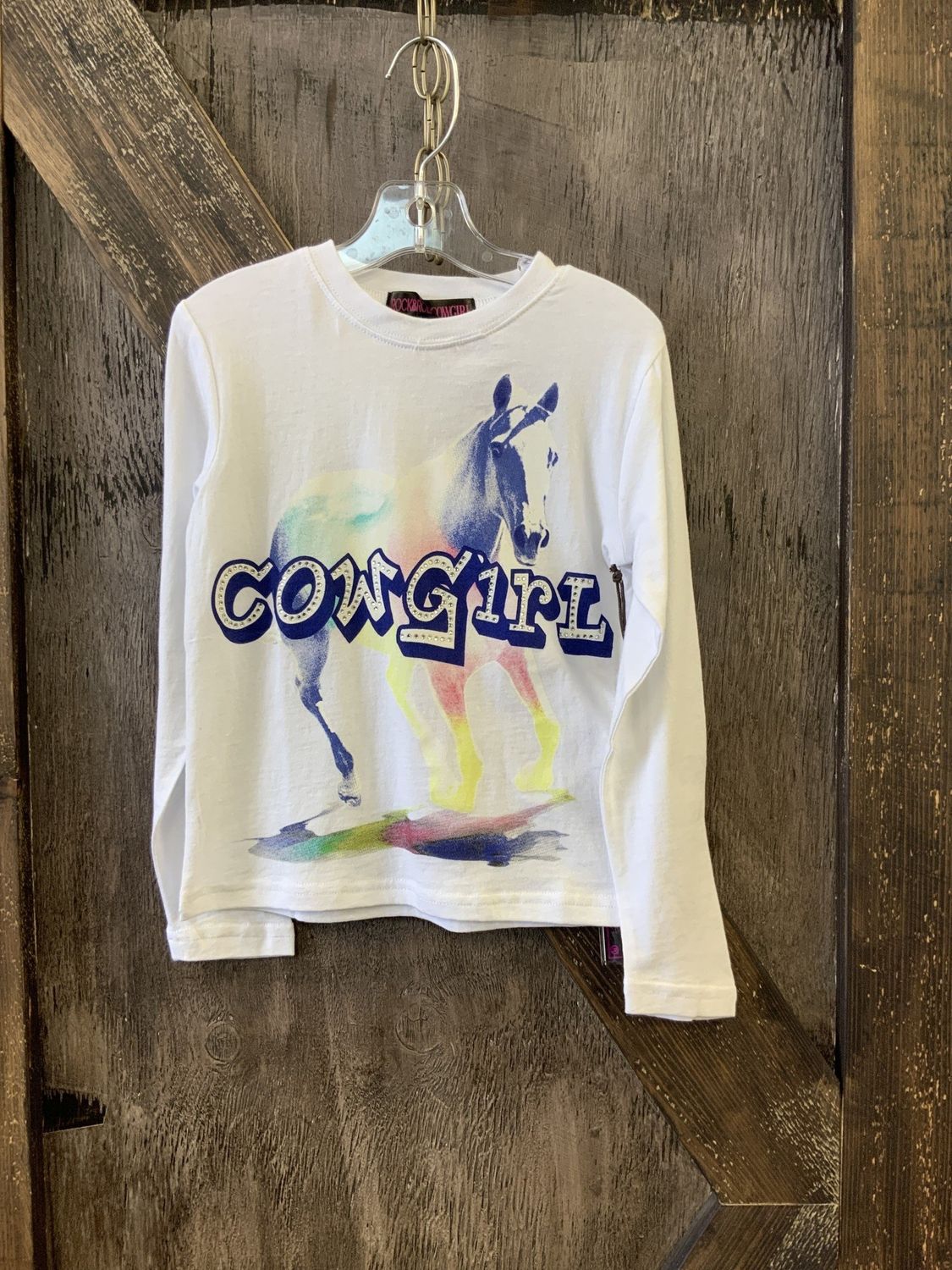GIRL’S L/S WHITE TSHIRT