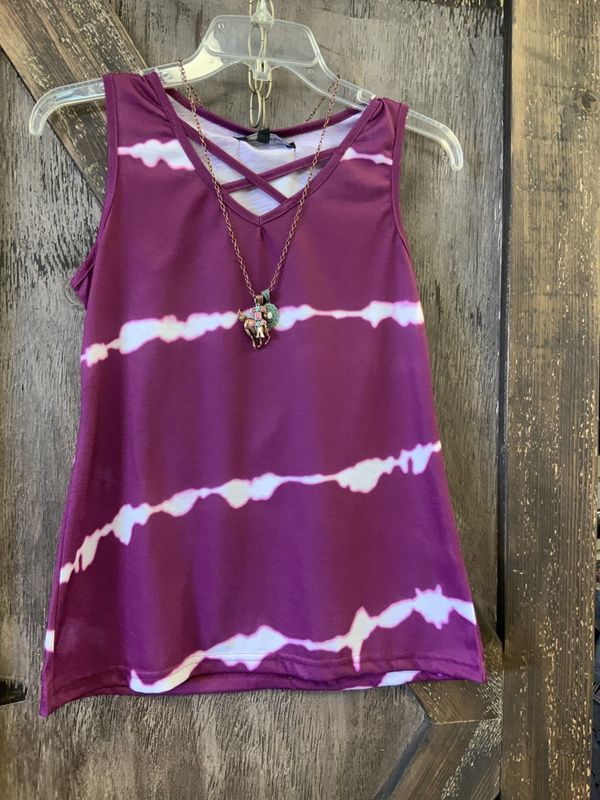 LADIES TYE DIE TANK