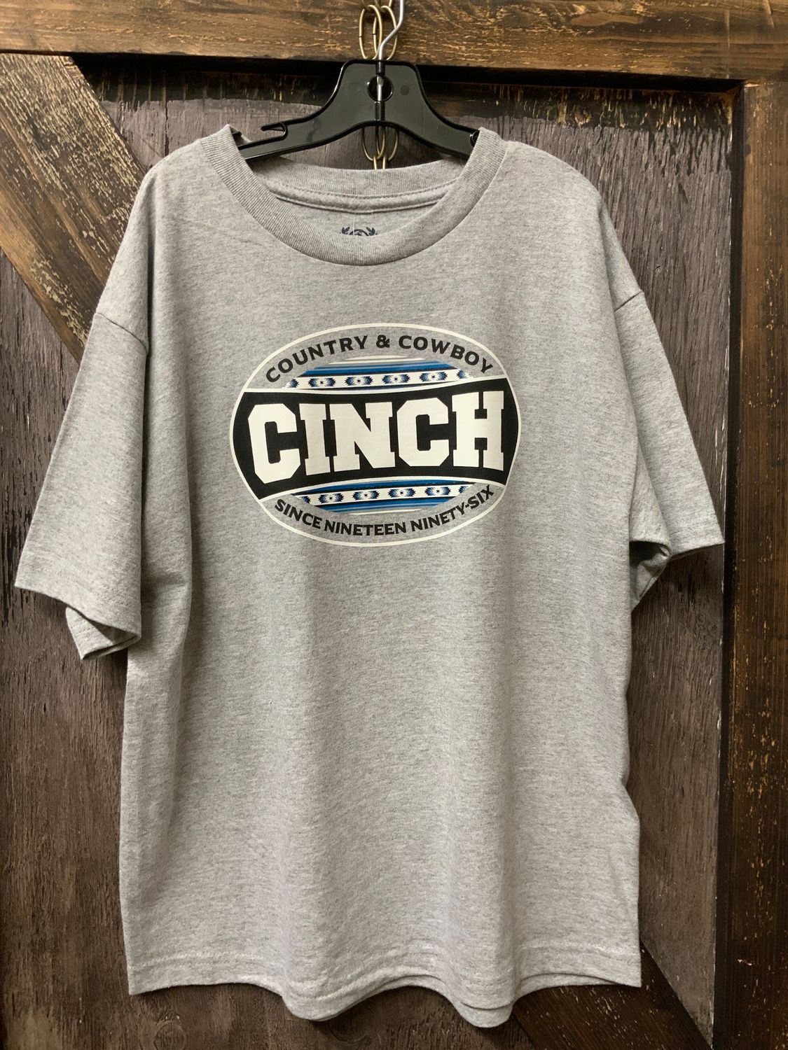 BOY’S GREY COUNTRY &amp; COWBOY T-SHIRT, Size: M