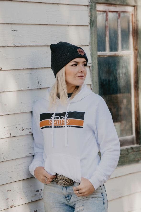 BAREDOWN WHITE HOODIE 