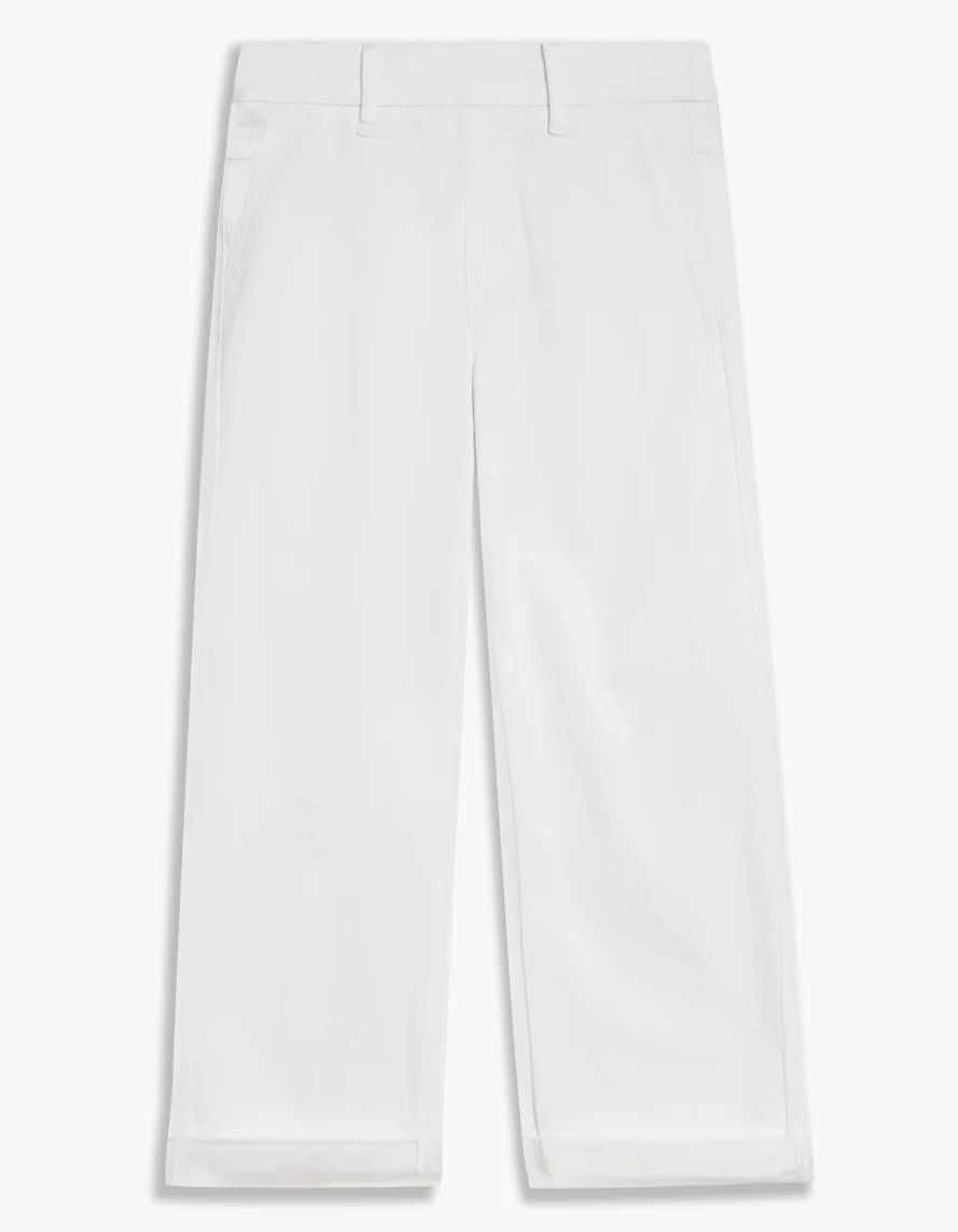 LOIS MADDIE ROLLED UP REG WAIST OFF WHITE, Color: White, Size: 03