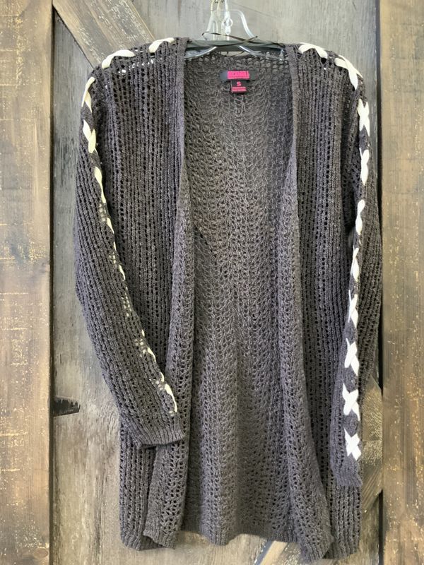 JUNIOR L/S COFFEE CARDIGAN