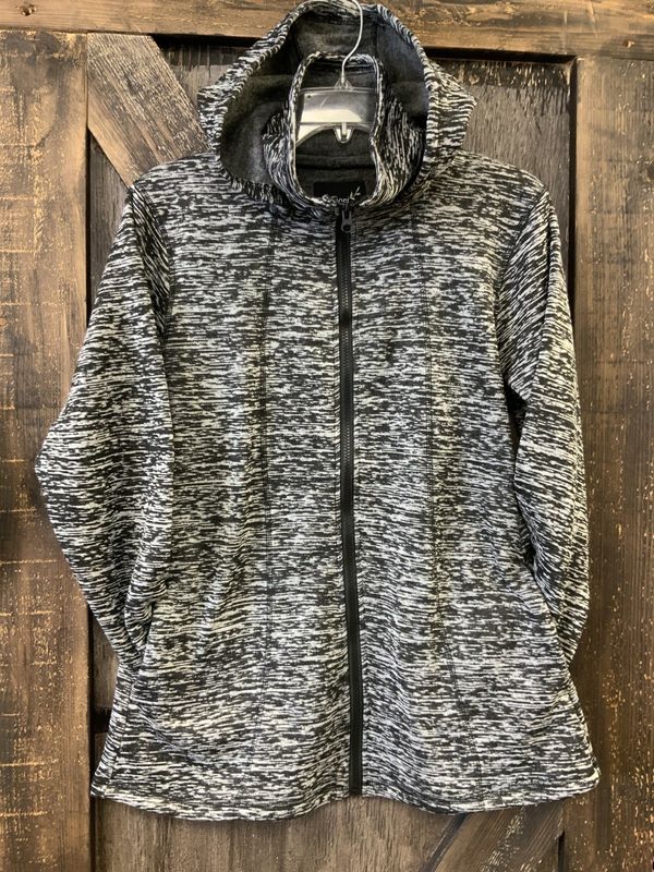 LADIES BLACK/WHITE JACKET