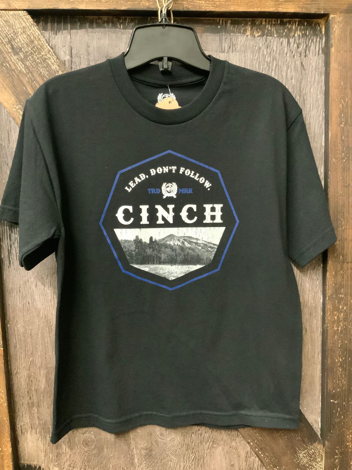 BOY’S BLACK CINCH TSHIRT, Size: M